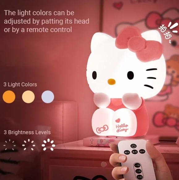 EXCLUSIVE - Hello Kitty Soft Touch LED Night Light - Picture 2 of 8
